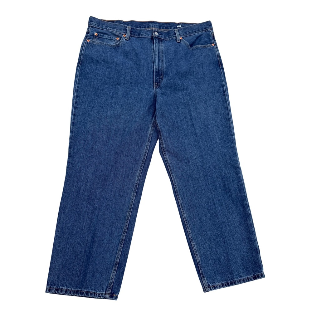 Levi's 550 Men's Jeans W42 L29 Relaxed Fit Tapered EUC Blue Denim